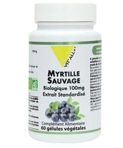 Myrtille sauvage 100 mg, 60 gélules